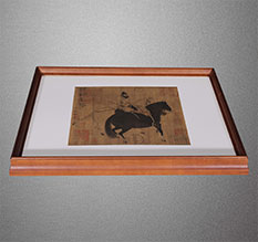 扎兰屯书画装裱配框服务案例